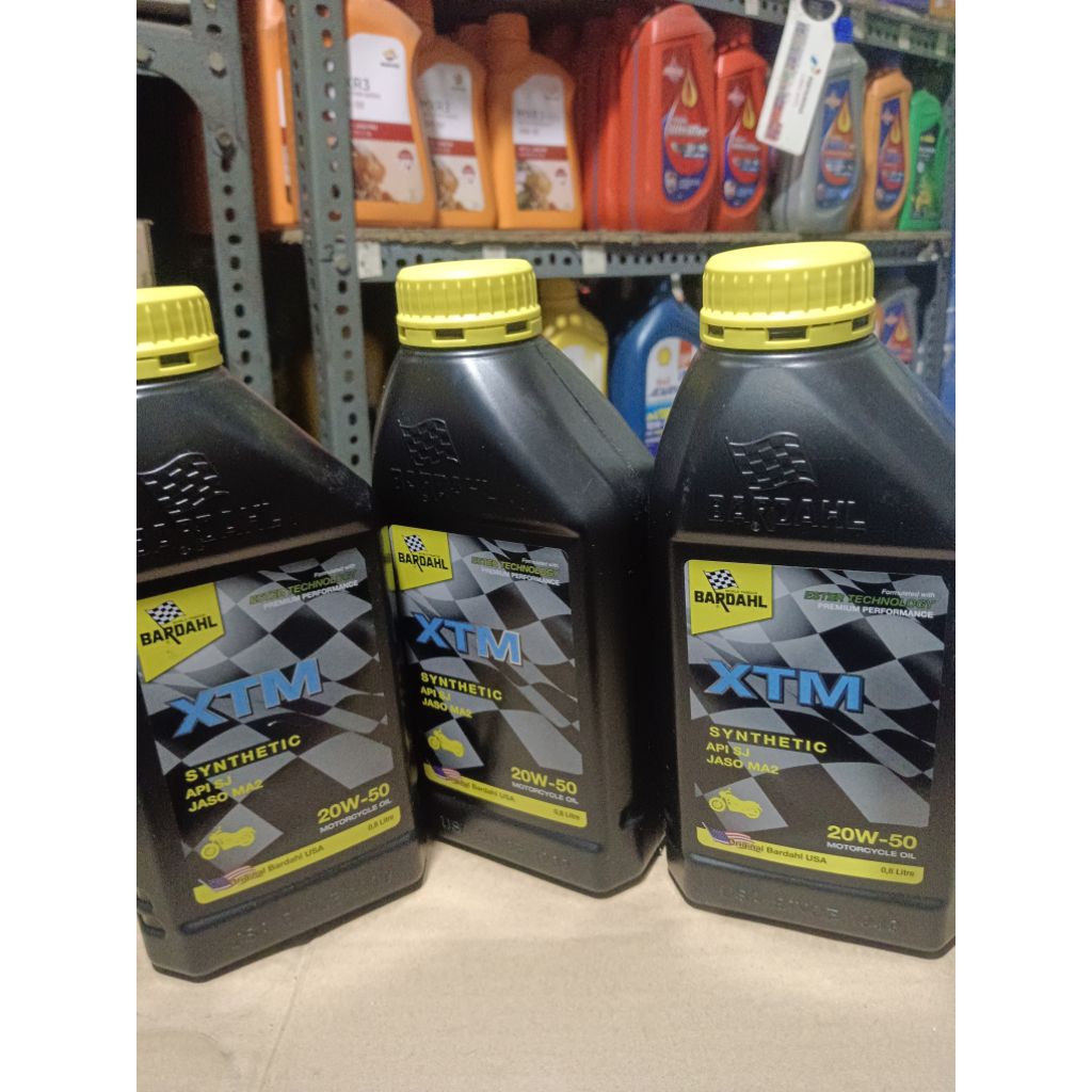 Bardahl XTM Synthetic 20W-50 Oli Mesin Motor 800 mL JASO MA2 Kualitas Terbaik