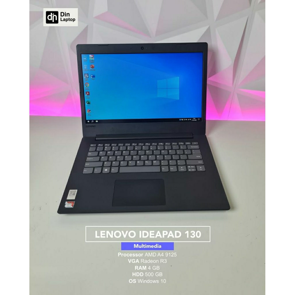 Lenovo Ideapad 130 AMD A4 9125 Ram 4 Gb Hdd 500 Gb | Bekas