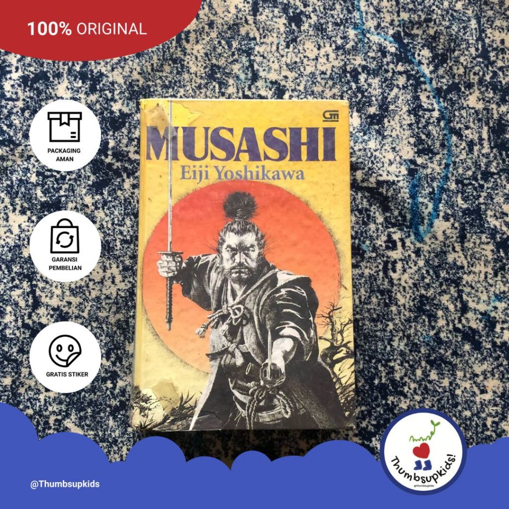 Thumbsupkids - Musashi HC By Eiji Yoshikawa - Gramedia - Novel Preloved
