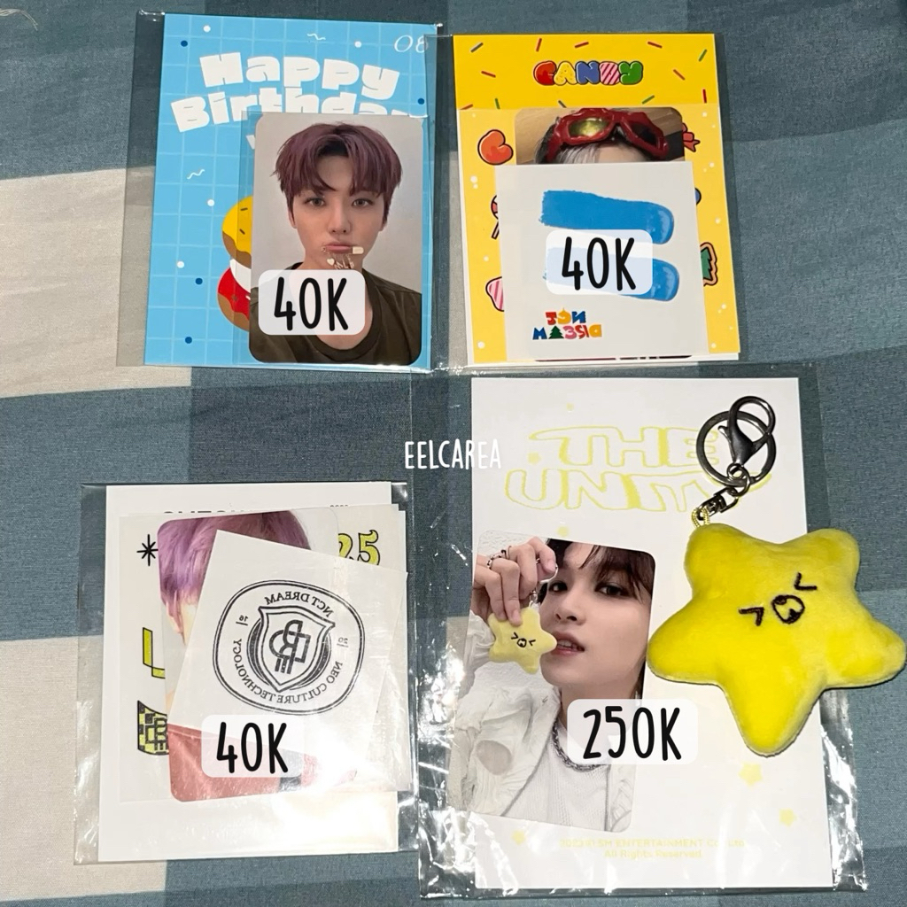 Official Merchandise/MD NCT Dream Mark Haechan Jaemin Sealed & Unsealed