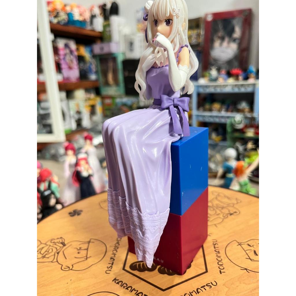 Original Figure Sega Premium Figure Chokonose Emilia - Dress Up Party Ver.