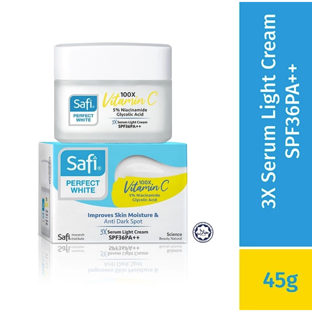 Safi Perfect White (Safi Malaysia) Krim Siang | Day Cream Anti Dark Spot Flek Hitam Bintik Hitam Bek