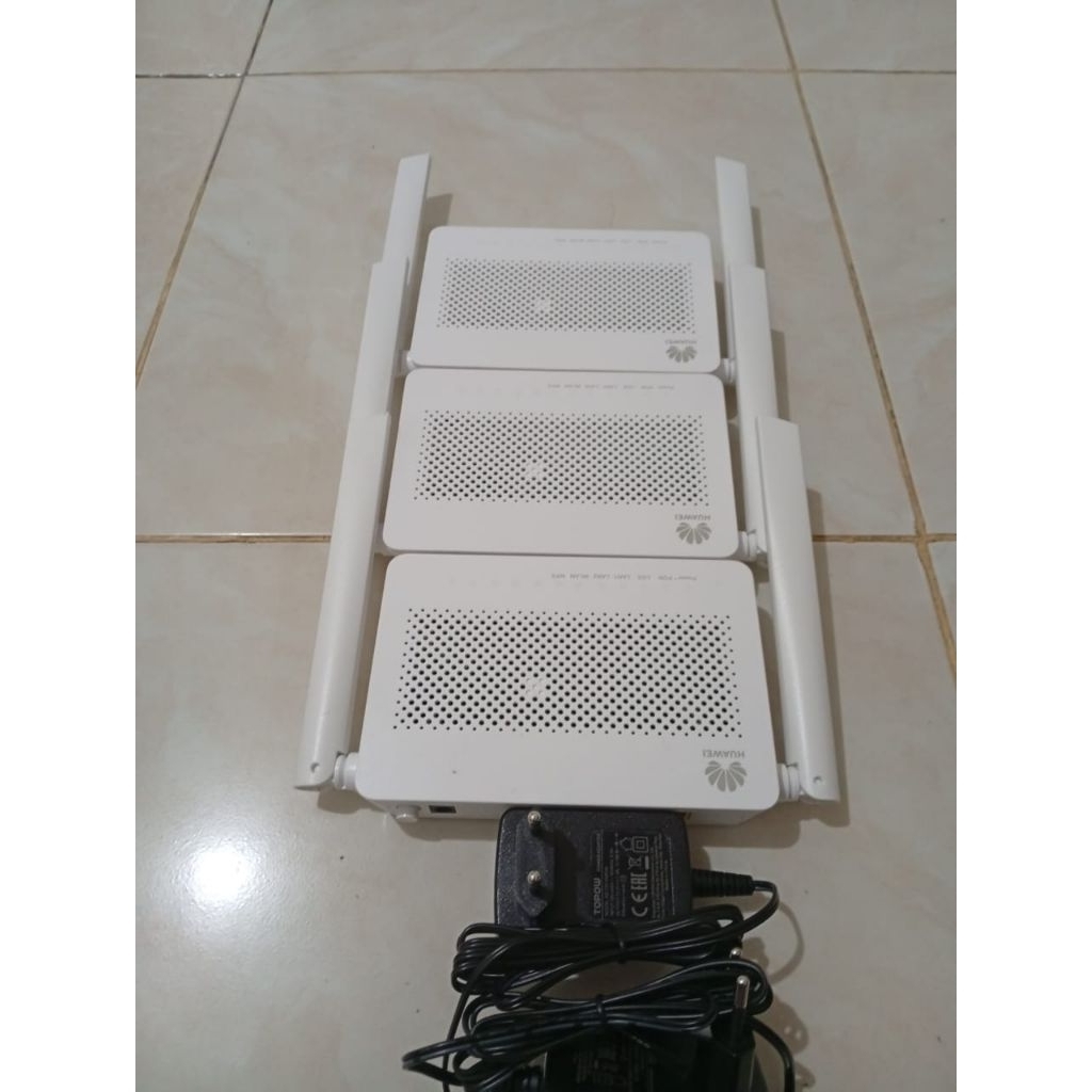 Modem Router ONT GPON Huawei HG 1V5 Port Biru - Dual Band, Kondisi Bekas, Sudah Dicek
