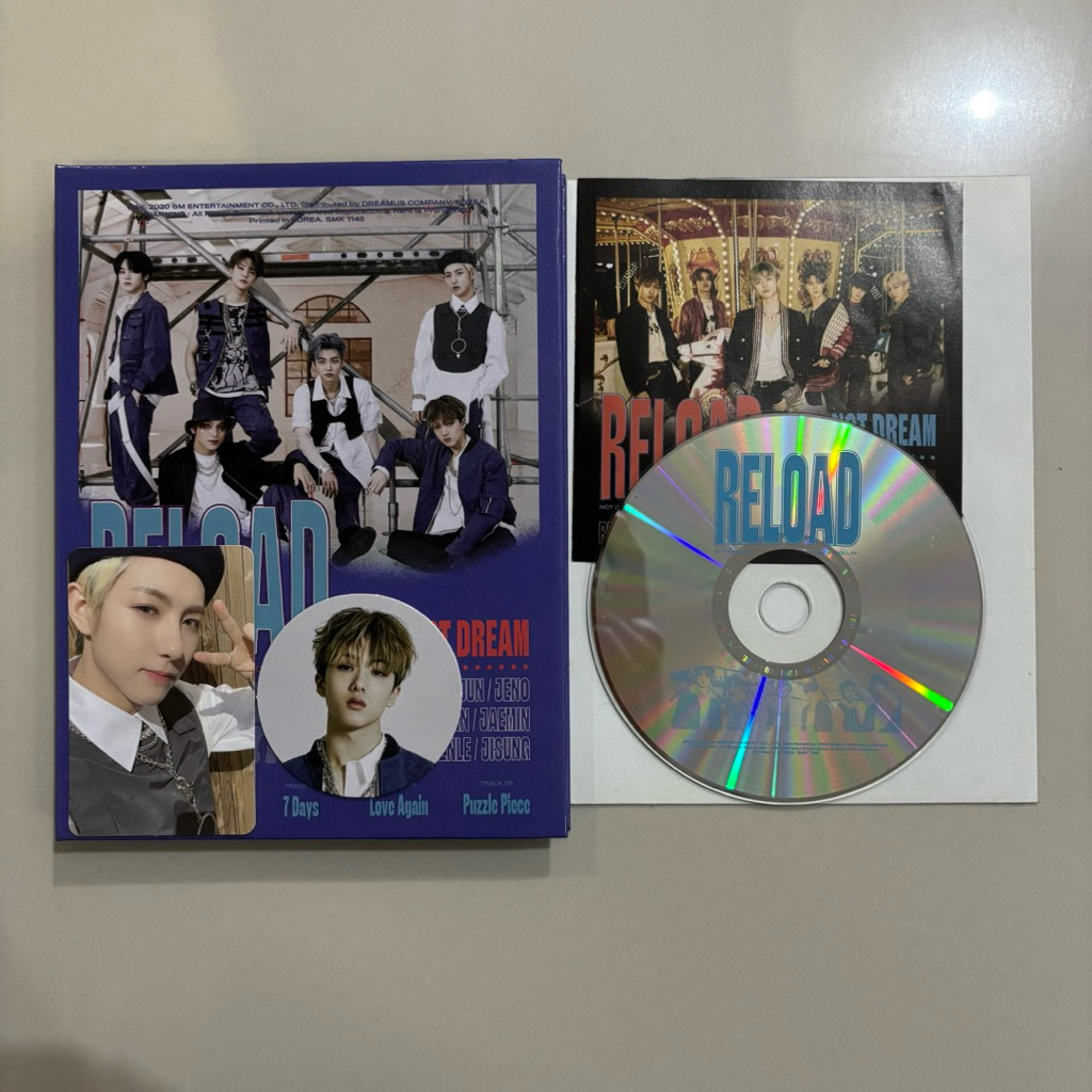 Fullset Unsealed Album NCT Dream Reload Rollin ver.