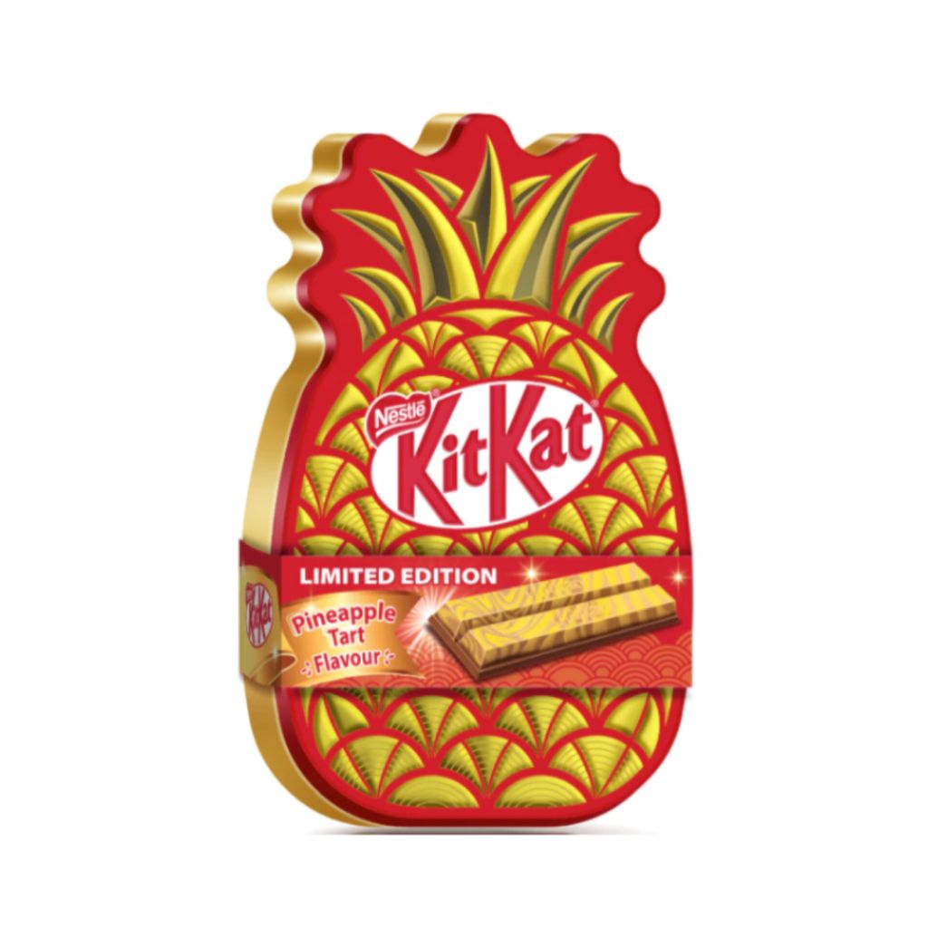 NESTLE KITKAT Golden Pineapple Tart Flavor Coklat Kaleng Malaysia (204g)