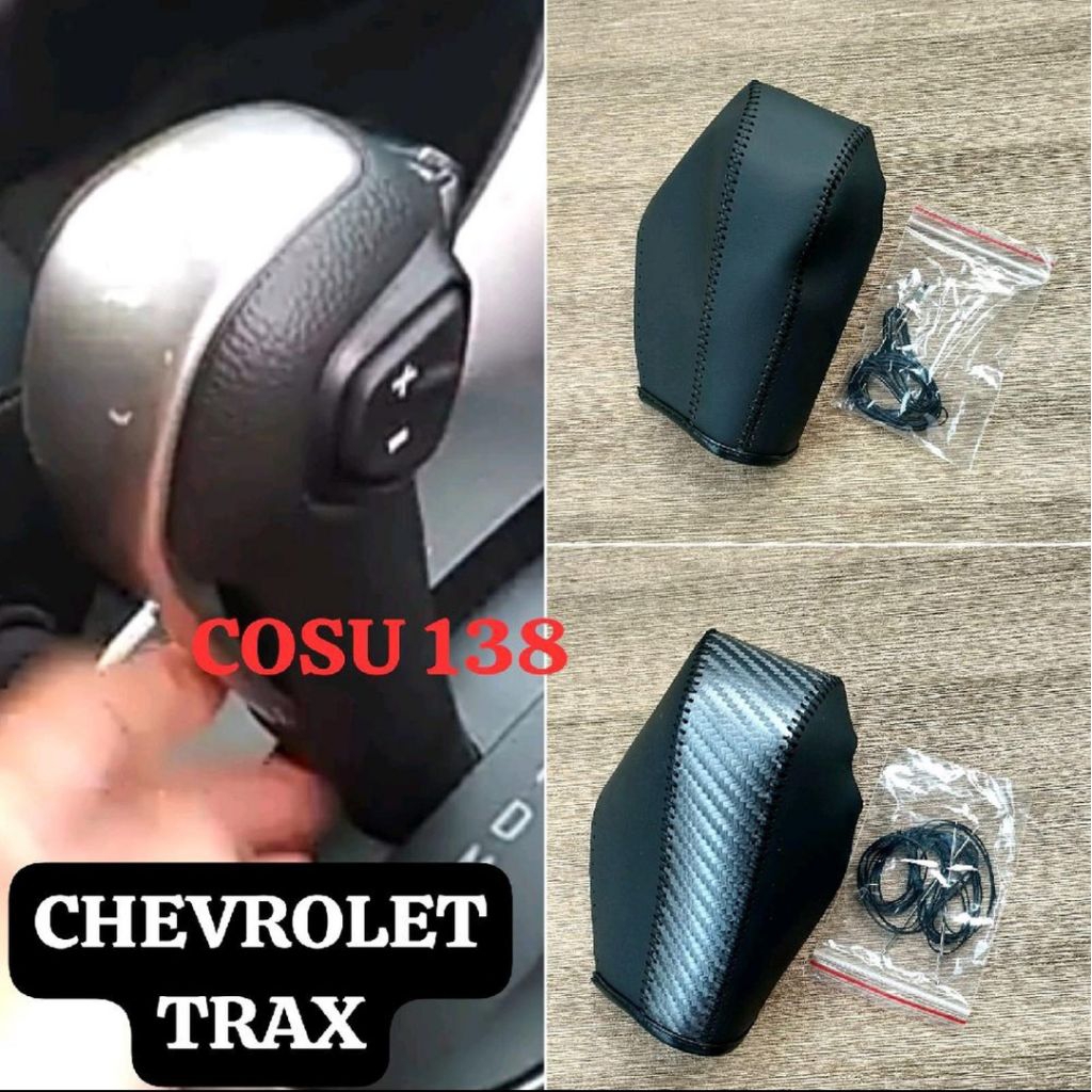 Sarung Cover Shift Knob Tuas Gigi Matic Mobil Chevrolet Trax Premium Quality