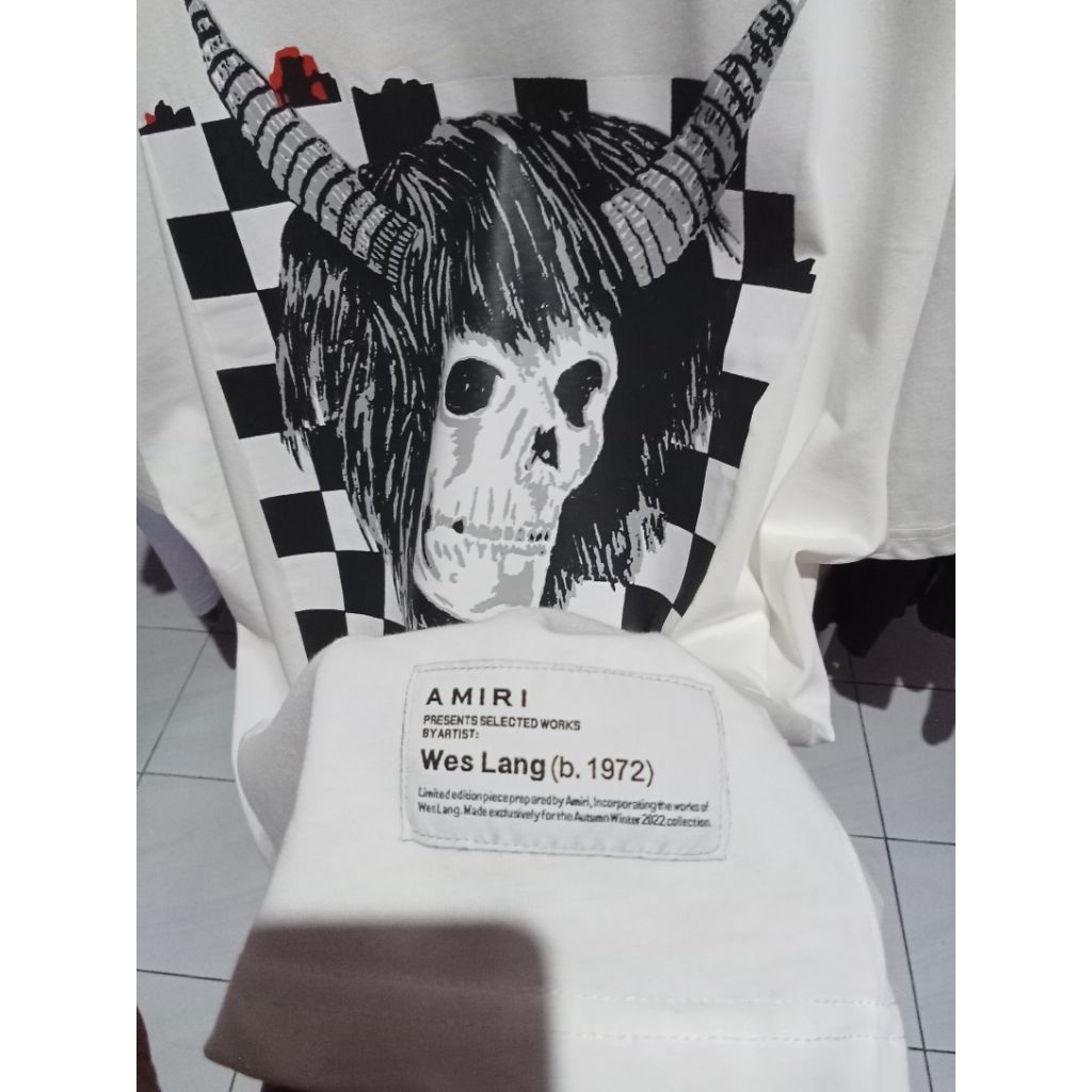 kaos Amiri x lang 122/76