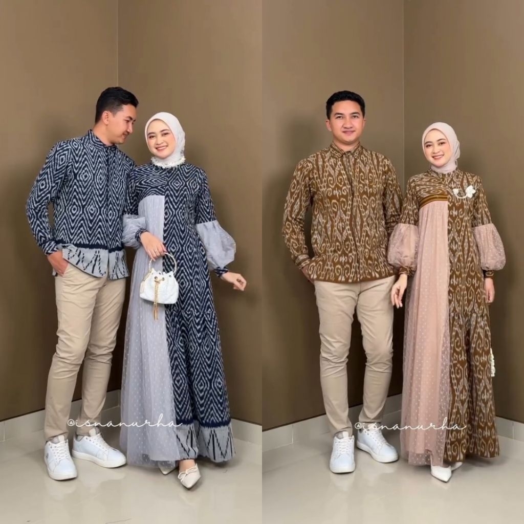 TENUN IKAT - ASYILA DRESS TENUN SERIES - COUPLE BAJU TENUN