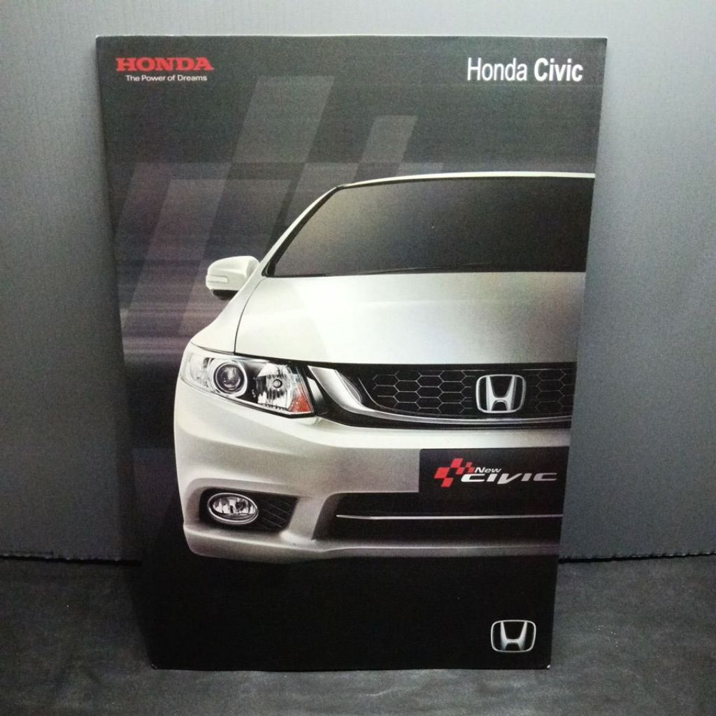 poster brosur leaflet katalog honda civic