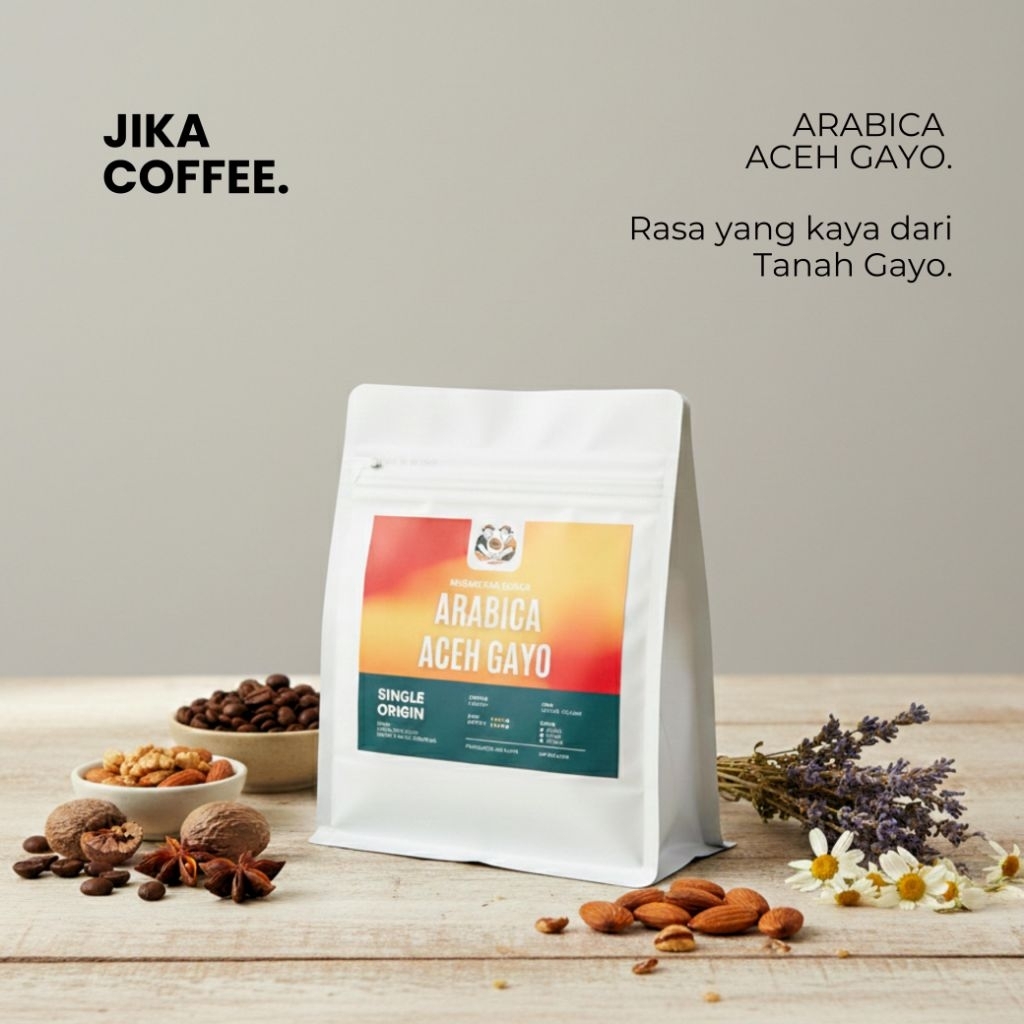 Kopi Arabica Aceh Gayo Nusantara Series 200gr (100% Kopi Arabica Asli)