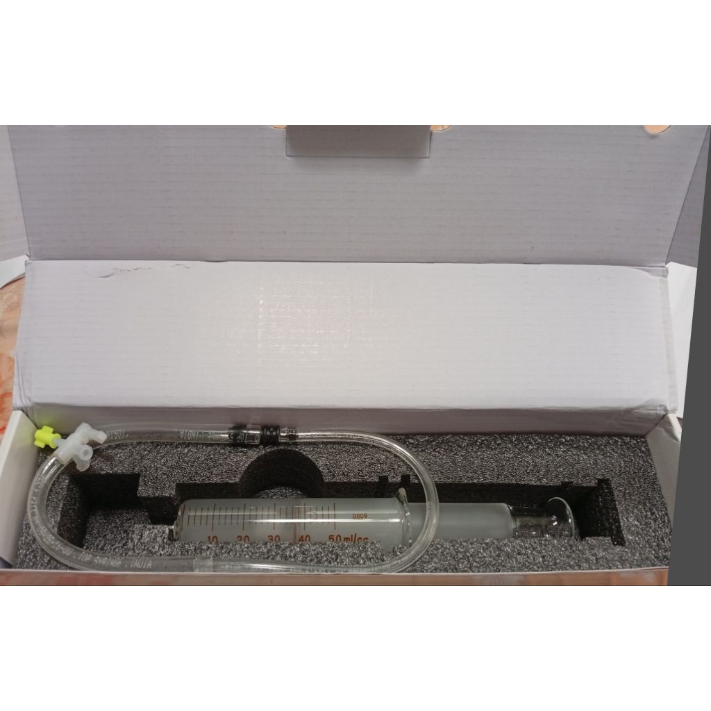 Suntikan Kaca untuk Oli Trafo ukuran 50ml