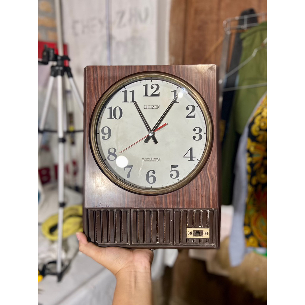 JAM DINDING CITIZEN TRANSISTOR BUNYI MELODY DING DONG