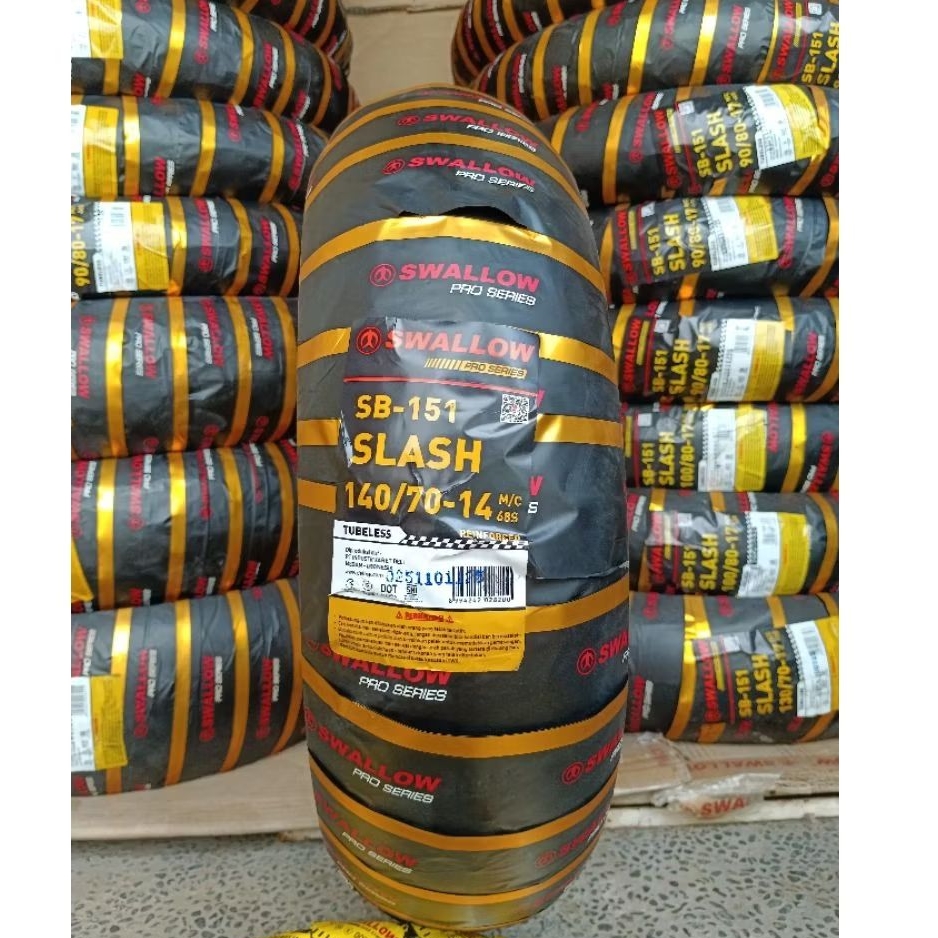 Ban Luar SWALLOW Slash 140/70-14 Tubeless Soft Compound