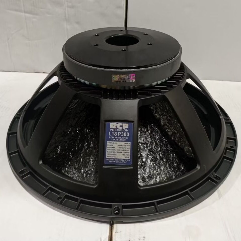 SPEAKER KOMPONEN RCF 18 INCH / SPEAKER RCF L18P300 VC 4 IN DAUN COATING KULIT JERUK / ORIGINAL
