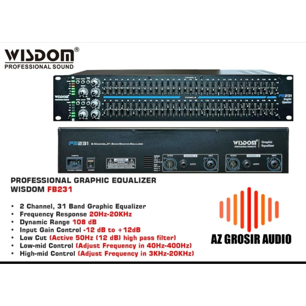 equalizer wisdom 231 grapich equalizer wisdom fb231