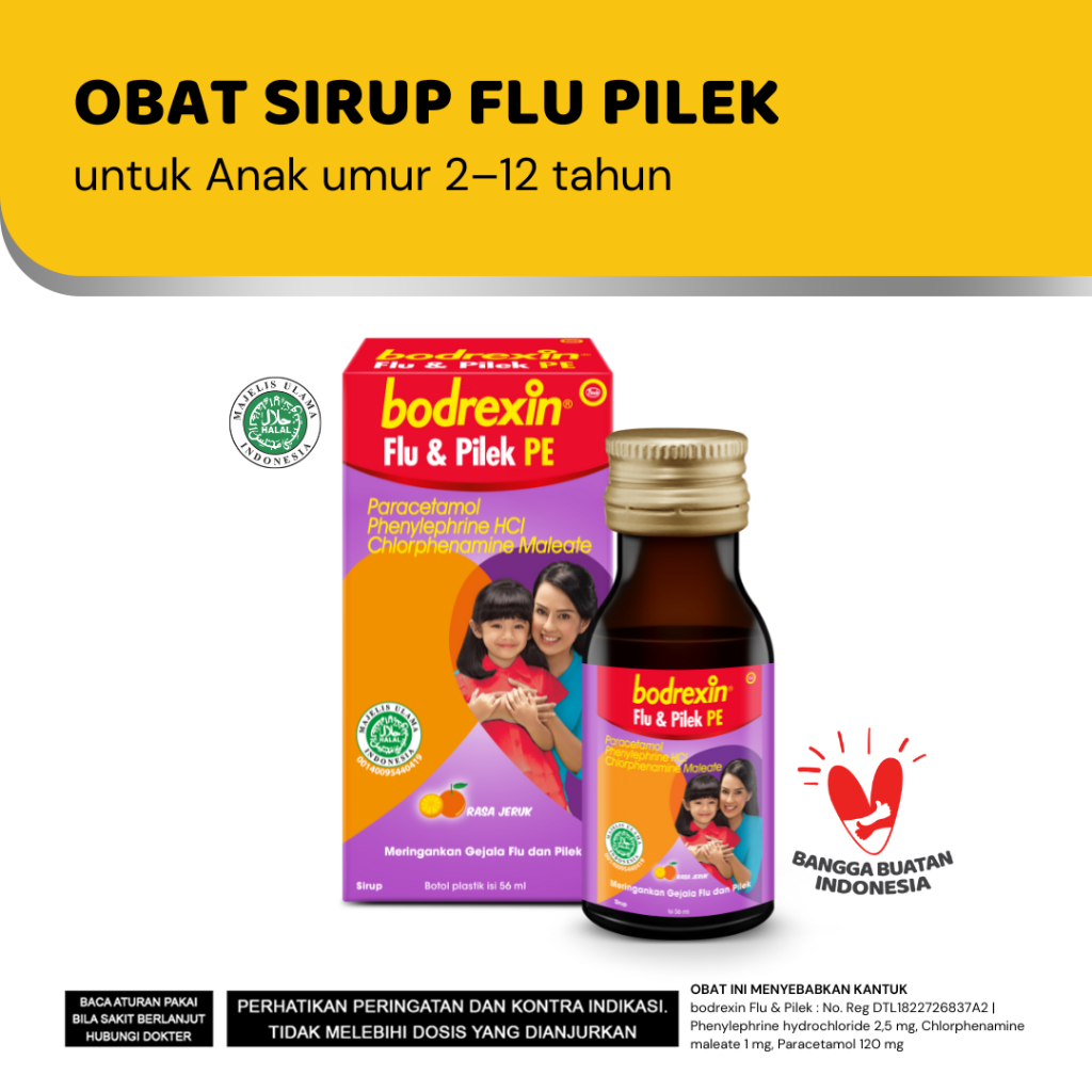 BODREXIN FLU & PILEK PE SIRUP 56ML