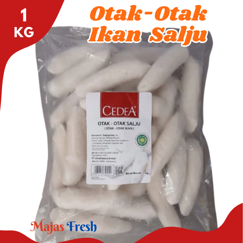 OTAK OTAK IKAN Salju Cedea - Otak2 Ikan Salju CEDEA Fresh | 1.000gr [ Harga Per BKS ]