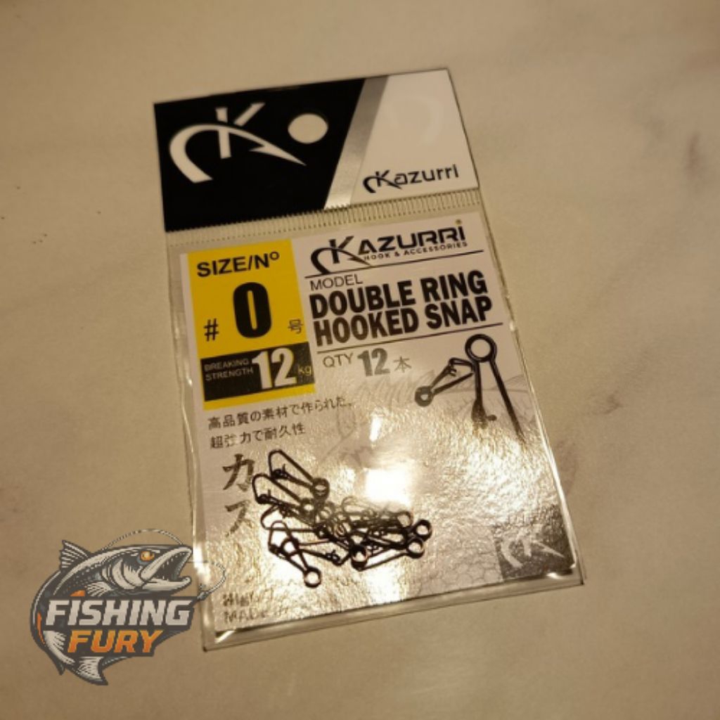 Snap Pancing Kazurri Double Ring Hooked Snap Size 0 - Isi 12 Pcs