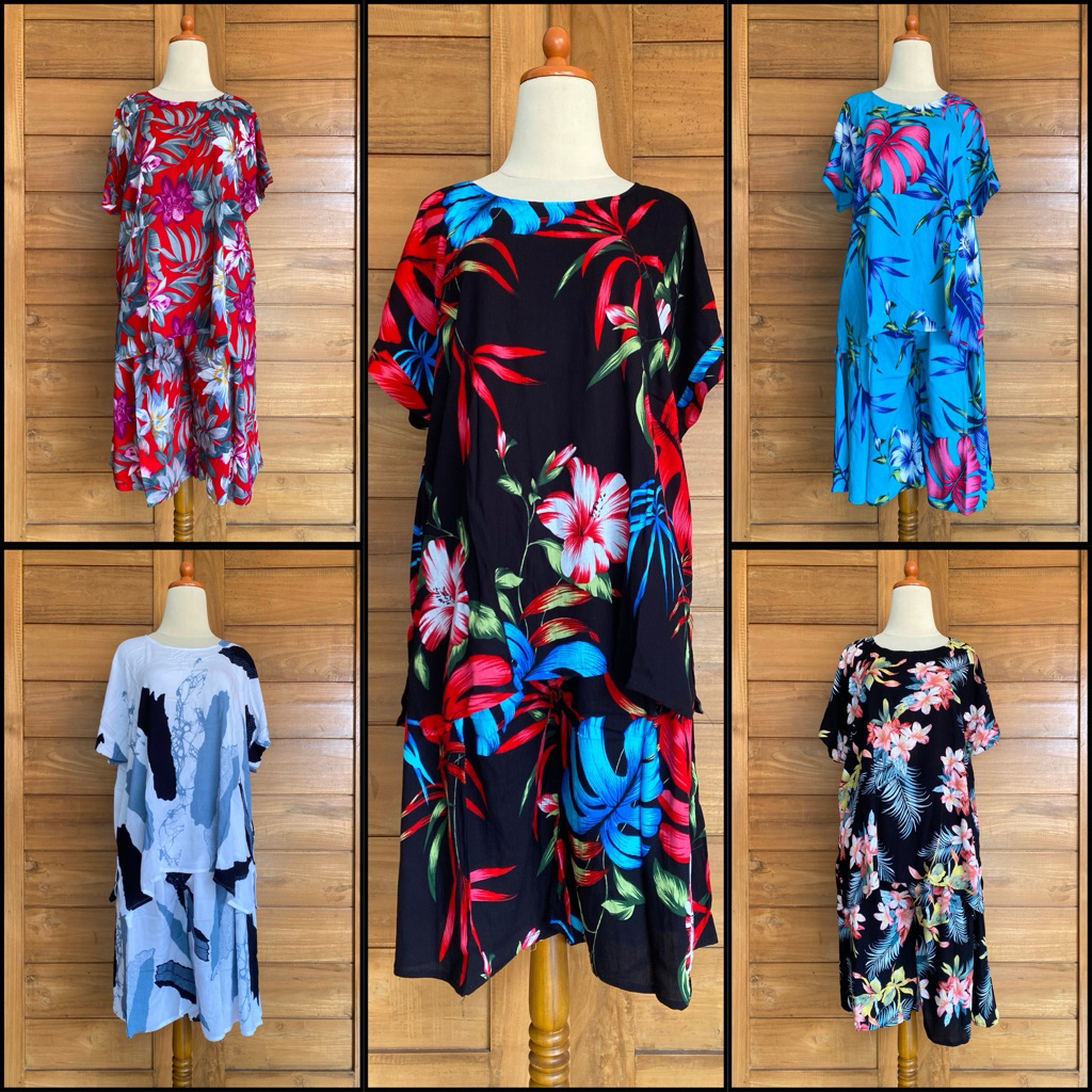 SETELAN XXXL PENDEK KULOT CRINCLE / KRINGKEL BALI