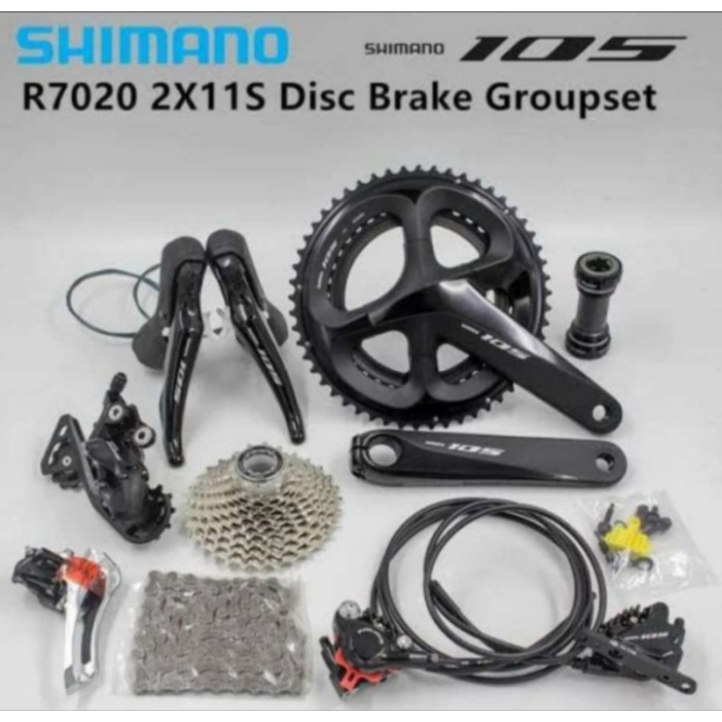 Groupset Shimano 105 R7020 Discbrake
