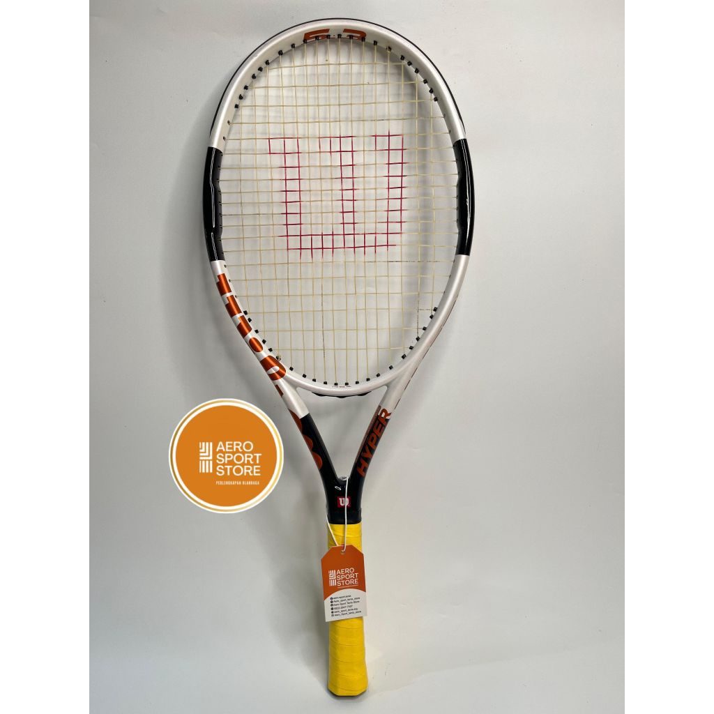 [ RAKET TENIS SECOND WILSON HYPER HAMMER 5.3 OVERSIZE / 256 Gram - 110 in ]