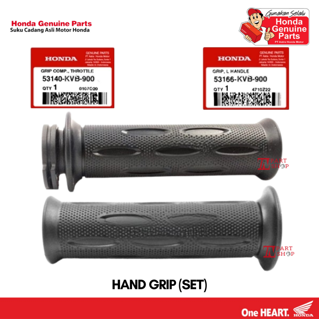Paket Hand Grip - BeAT Karbu, Vario 110 CW Karbu, Vario 110 CBS Techno Karbu & Spacy Karbu / 53140-K