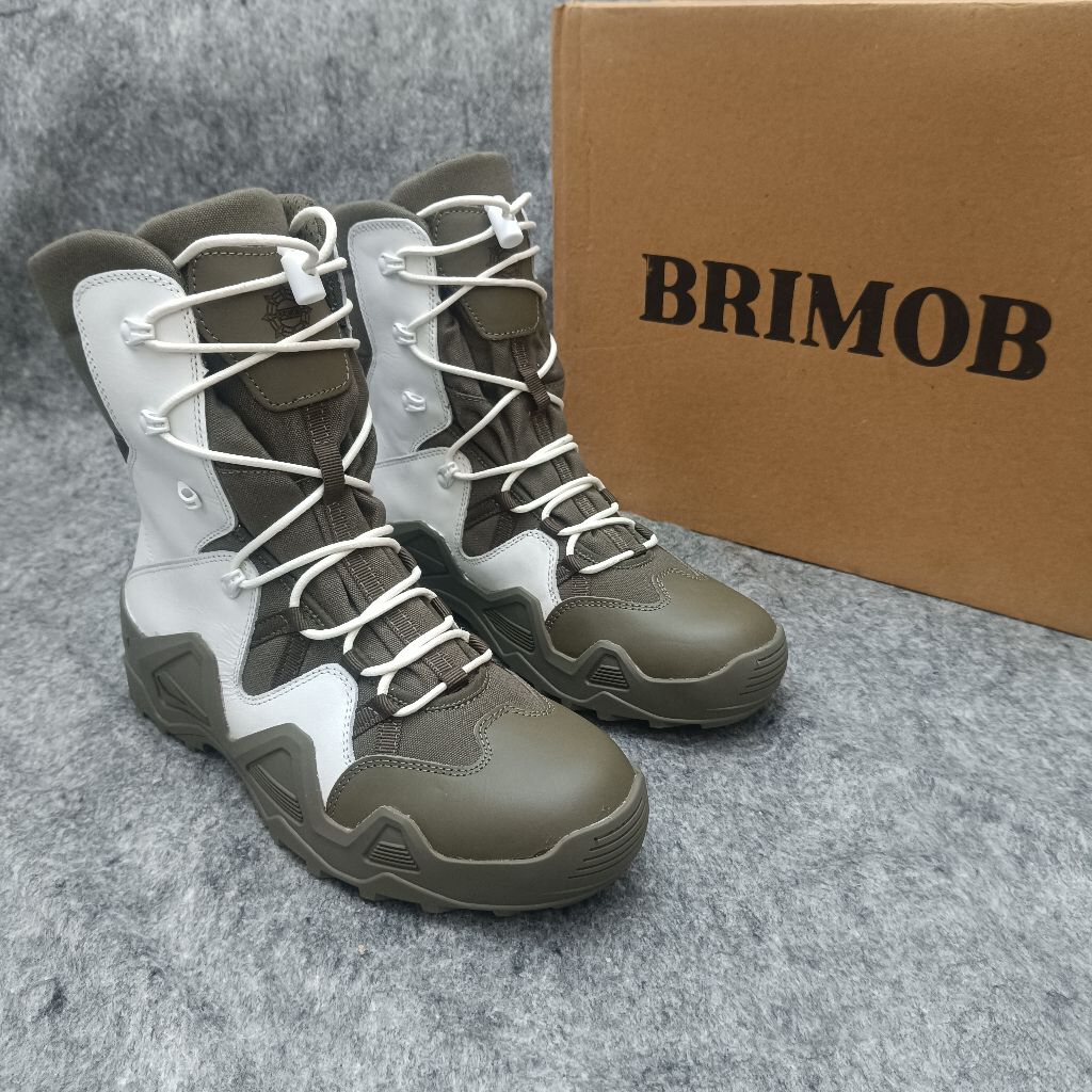 Sepatu PDL Hijau Provos Jatah Brimob 2025 / Sepatu Hijau Provos Brimob