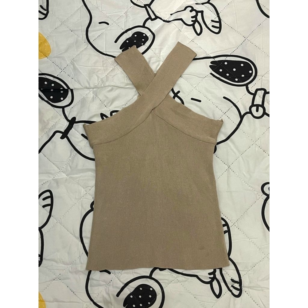 PRELOVED Kiyorawears Kaia Halter Top (Cream)