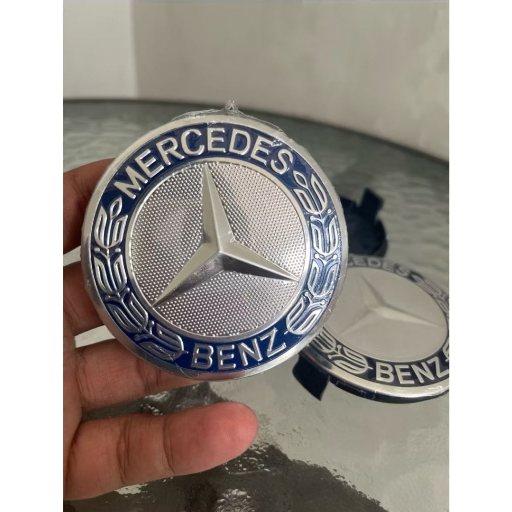 PART DOP VELG RODA MERCEDES BENZ MERCY 75mm CLASSIC EDITION BIRU PADI