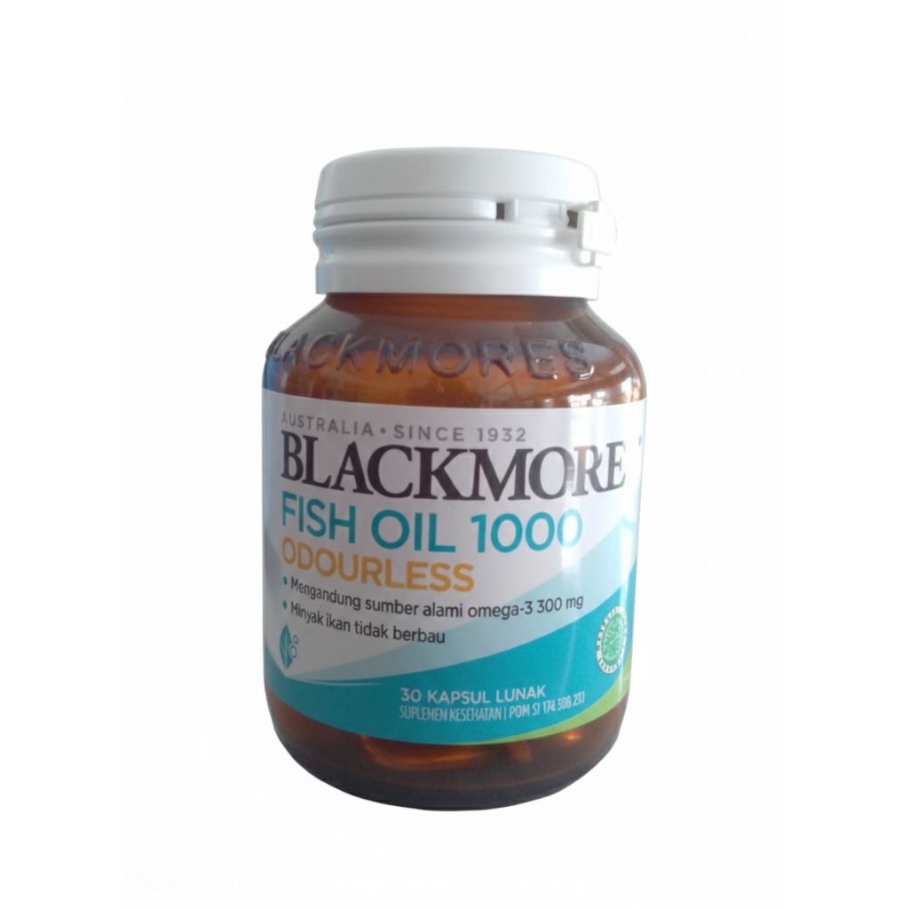 BLACKMORES ODOURLESS FISH OIL 1000 30CAP