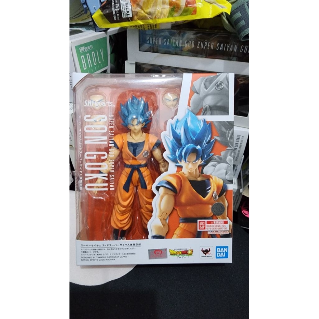 SHF Goku Super Saiyan God Super Saiyan Blue