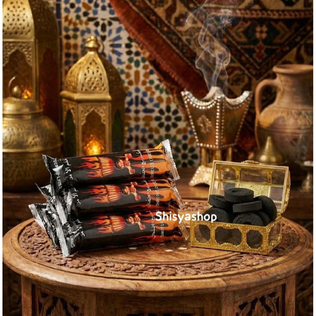 arang dupa / arang magic / arang perapian