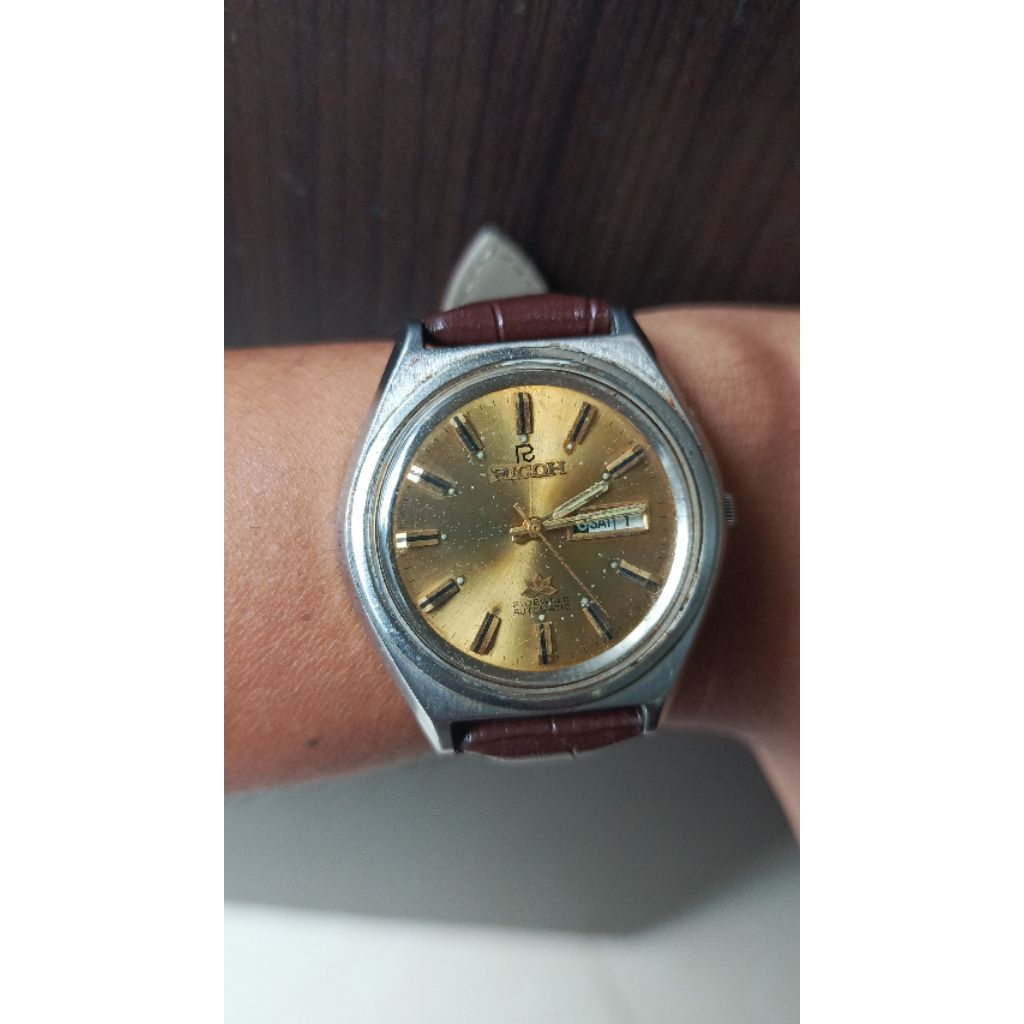 Jam Automatic Ricoh Vintage klasik metik