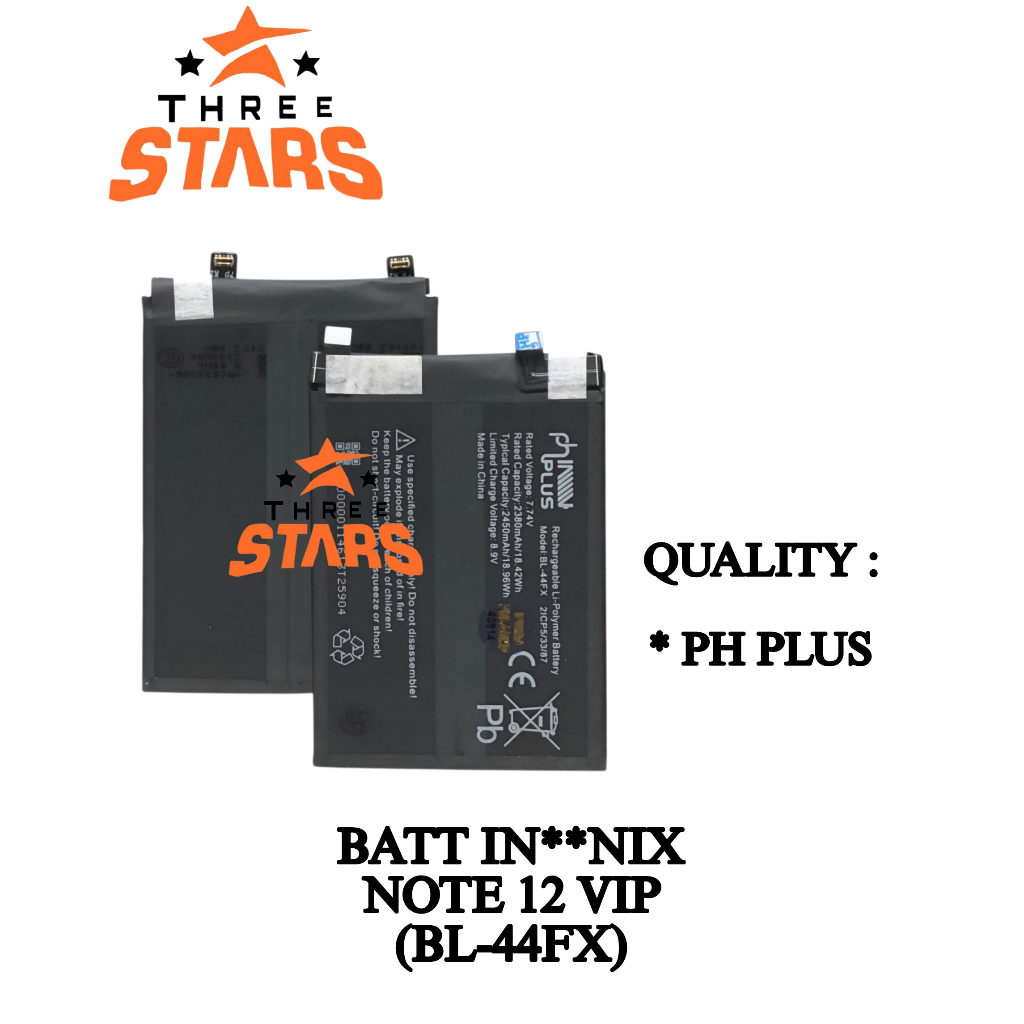 BATTERY INFINIX NOTE 12 VIP (BL-44FX)*** _THREESTAR