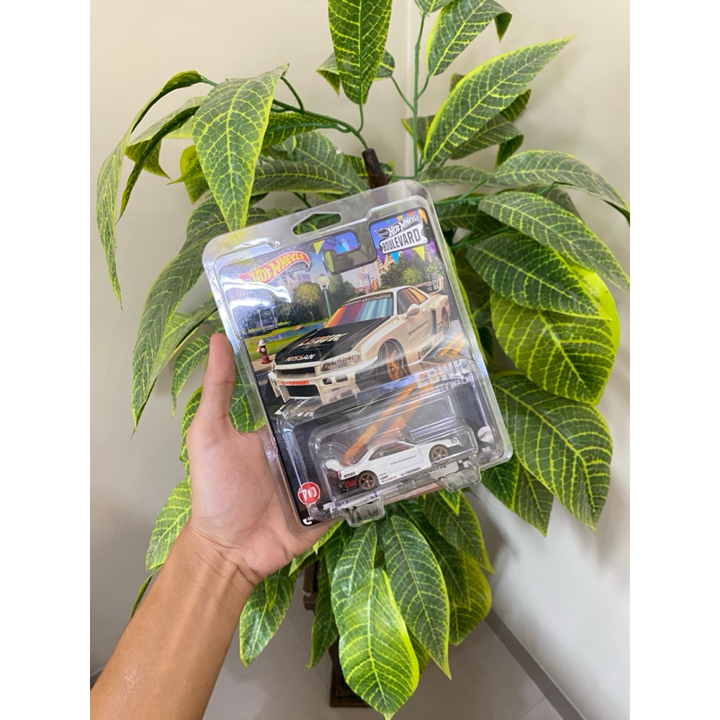 (FREE PROTEK) Hot Wheels PREMIUM LB-ER34 SUPER SILHOUETE NISSAN SKYLINE HOTWHEELS LBWK BOULEVARD R34