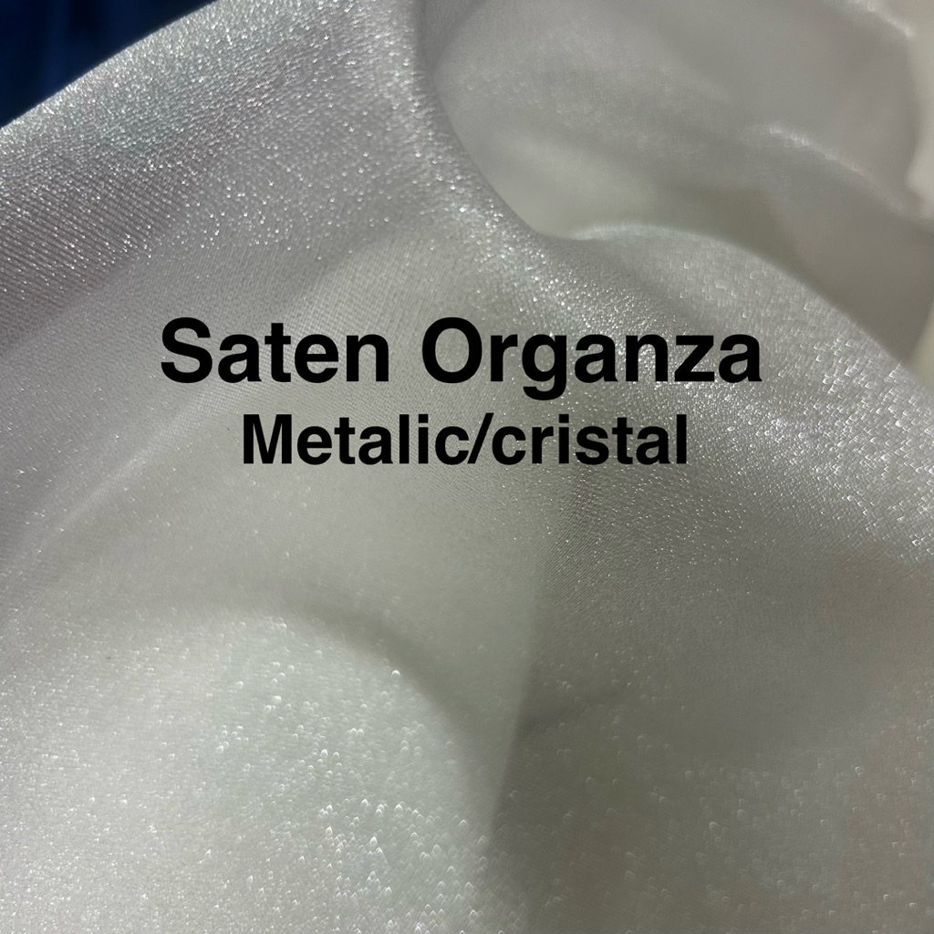 kain organza Crystal/organsa/organza pasir/satin organsa