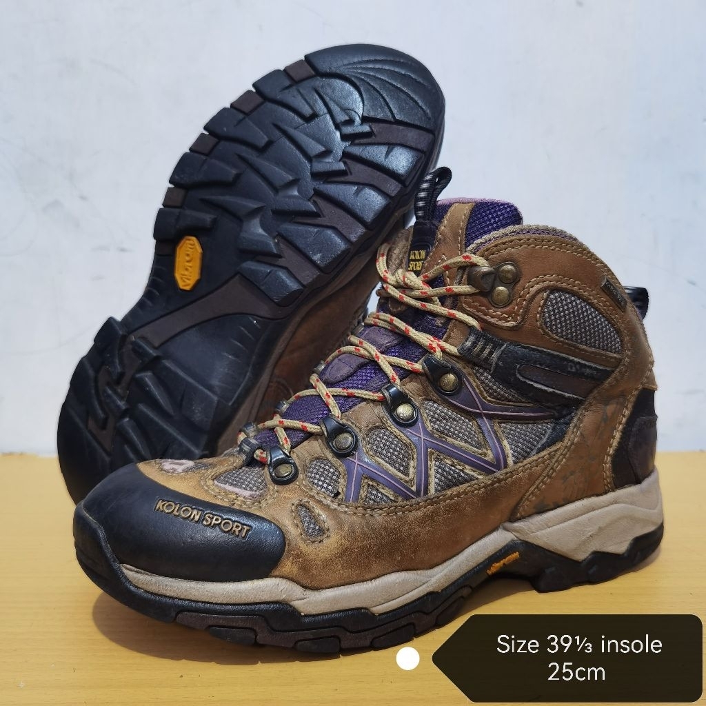 Sepatu Hiking KOLON SPORT GORE-TEX MID VIBRAM 39.5