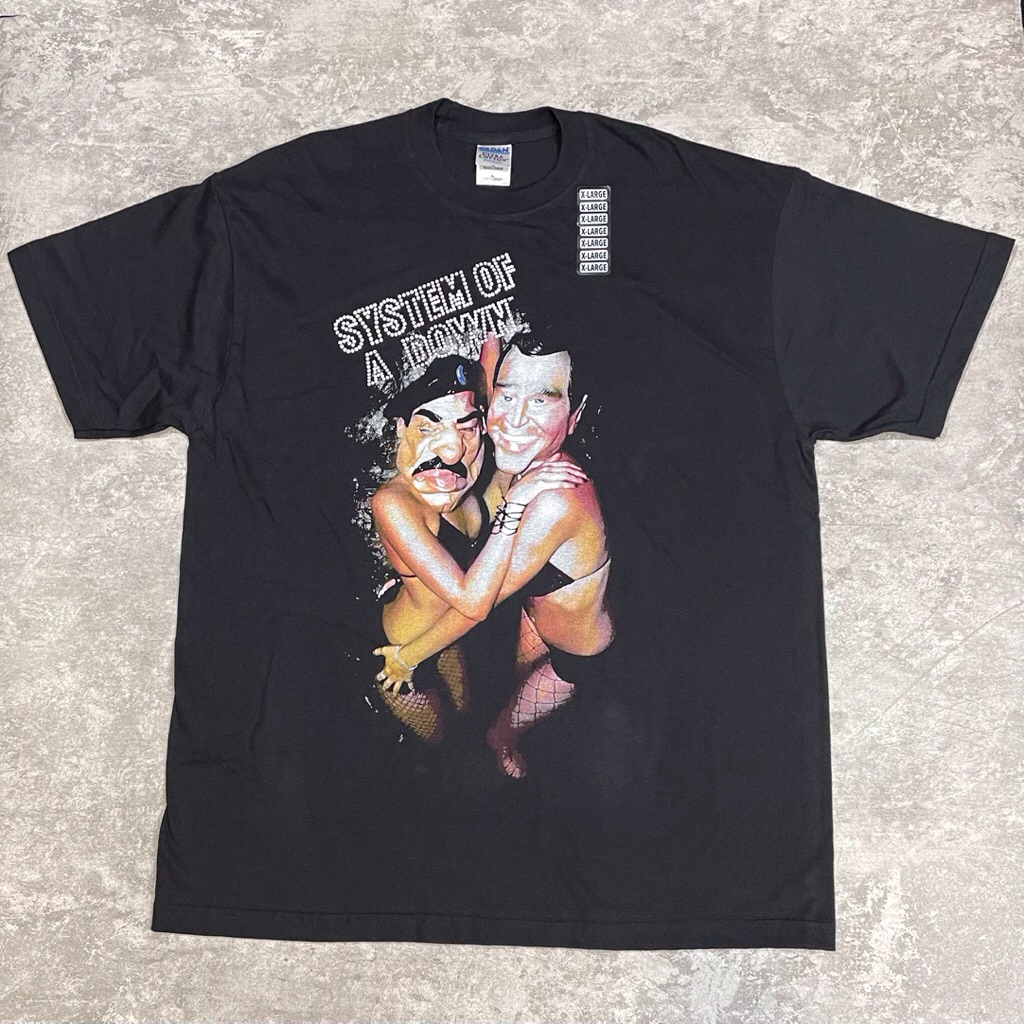 KAOS BAND FADED TAG GILDAN SYSTEM OF A DOWN