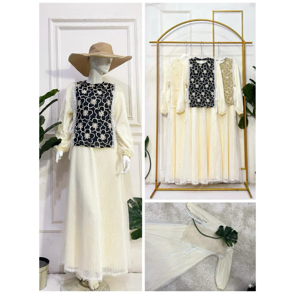 Gamis Lebaran 2026 Model Gamis Terbaru Gamis Lebaran Terbaru 2026 Gamis Brukat Premium Gamis Kekinia