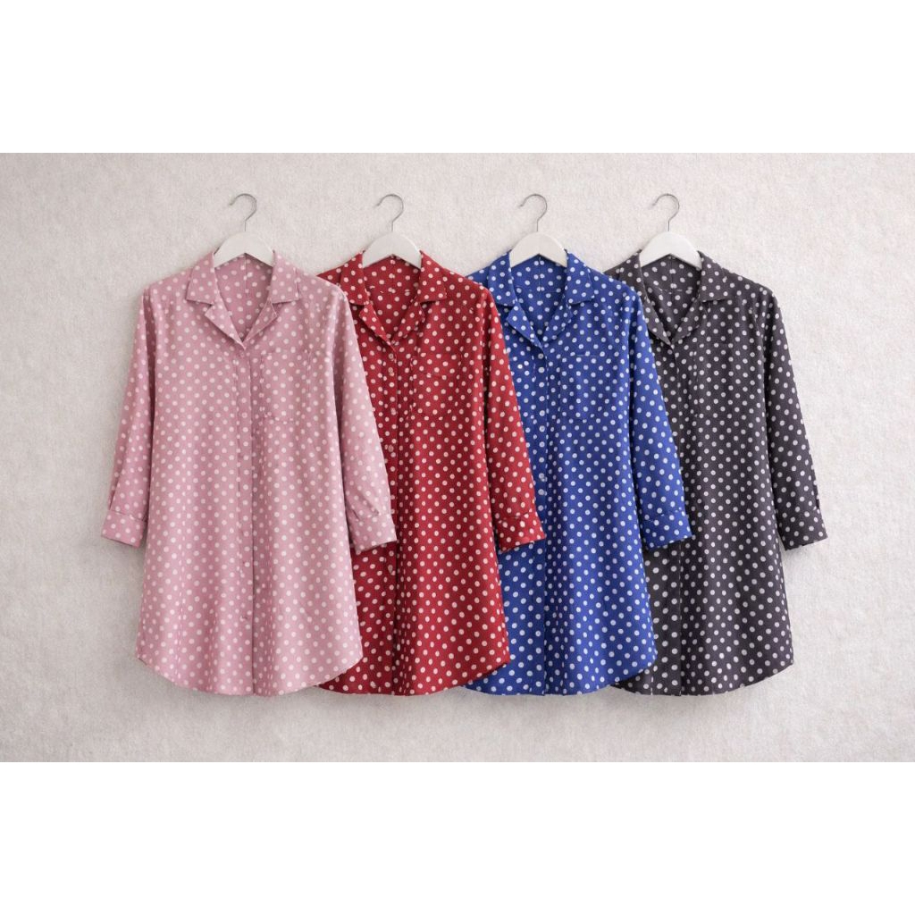 Tunik wanita Polkadot