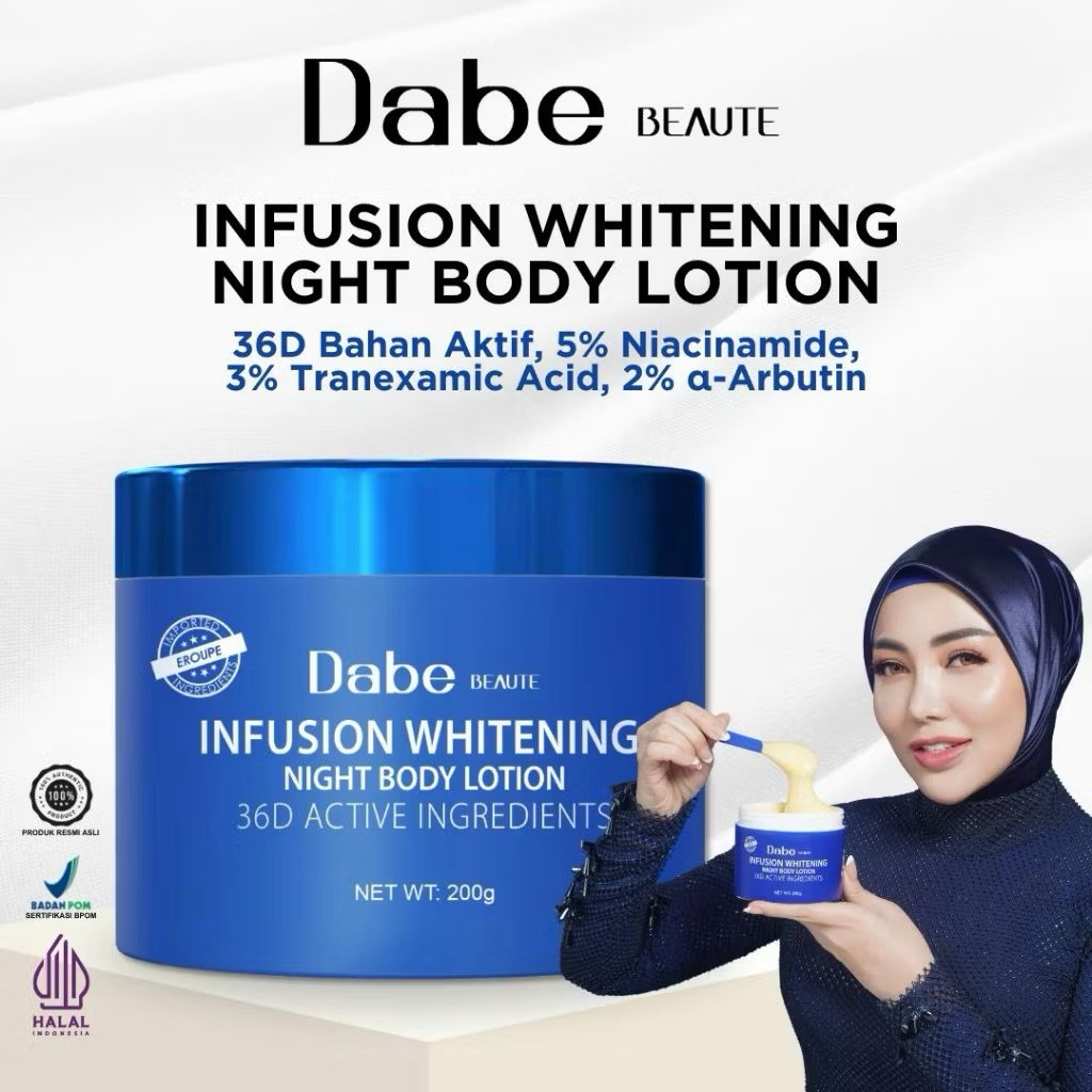 DABE BEAUTE {READY} INFUSION WHITENING NIGHT BODY LOTION