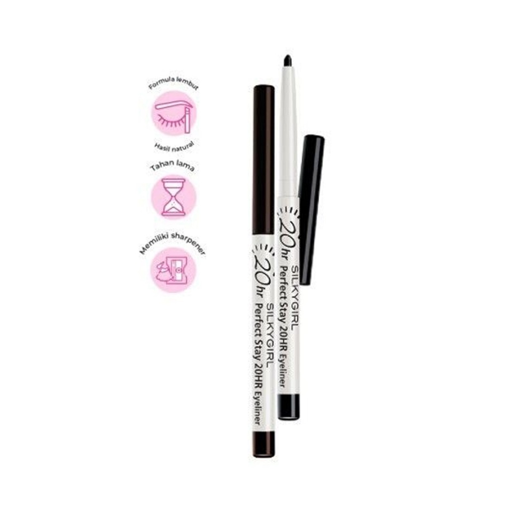 Silky Girl SilkyGirl Perfect Stay 20HR Eyeliner Waterproof