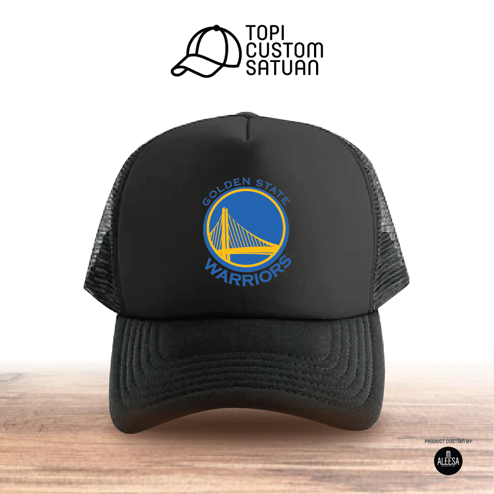 Topi custom satuan untuk remaja dan dewasa basket/topi basket /golden state warrior