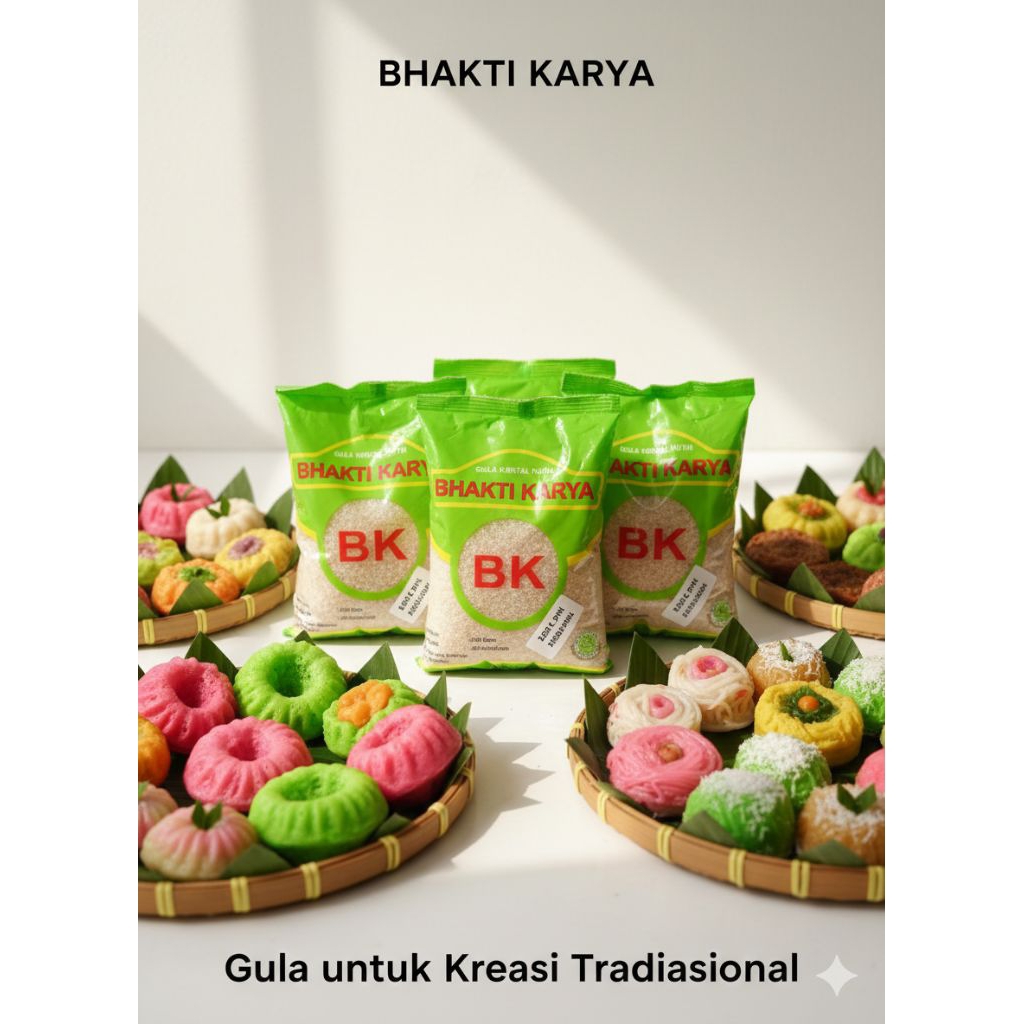 gula pasir BK kemasan 250gram