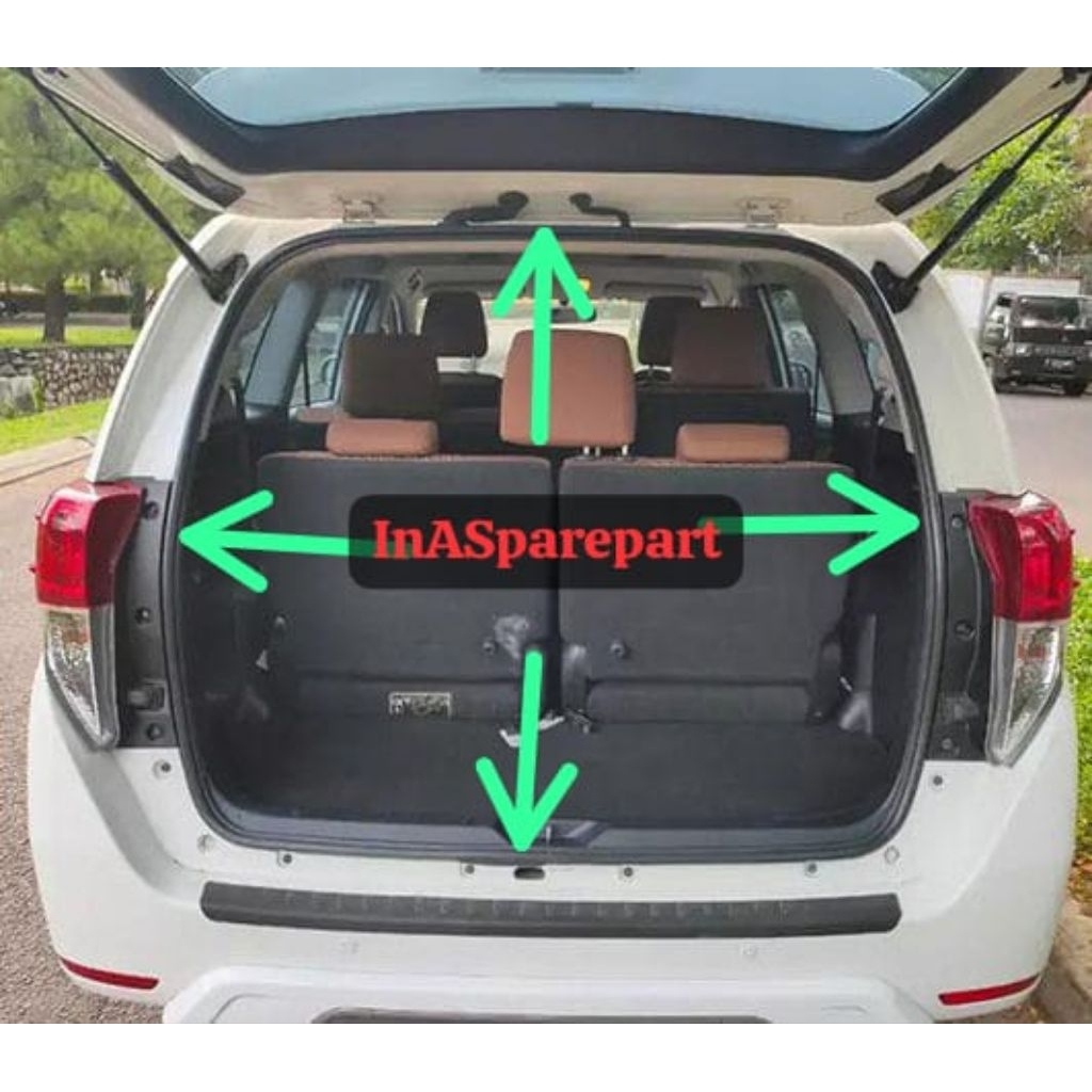 Karet peredam pintu bagasi mobil Innova reborn