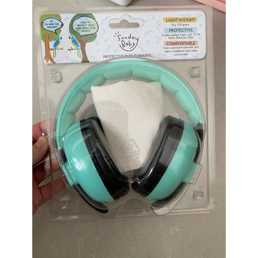 EARMUFF BAYI NEWBORN - 2 tahun SUNDAY BABY