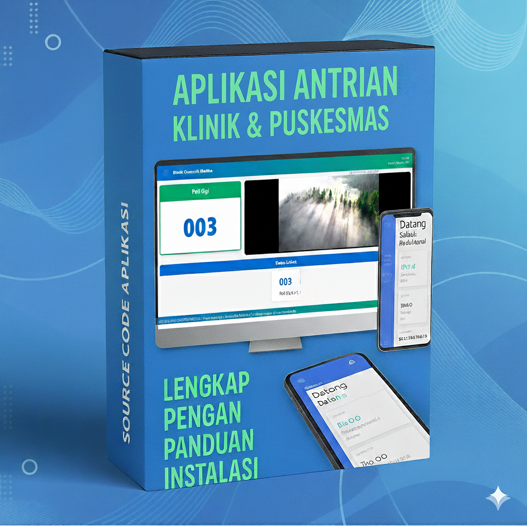Aplikasi Sistem Antrian Klinik & Puskesmas
