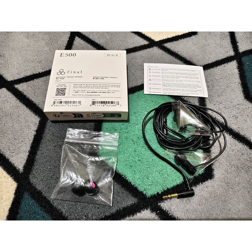 Earphone Iem Final Audio E500