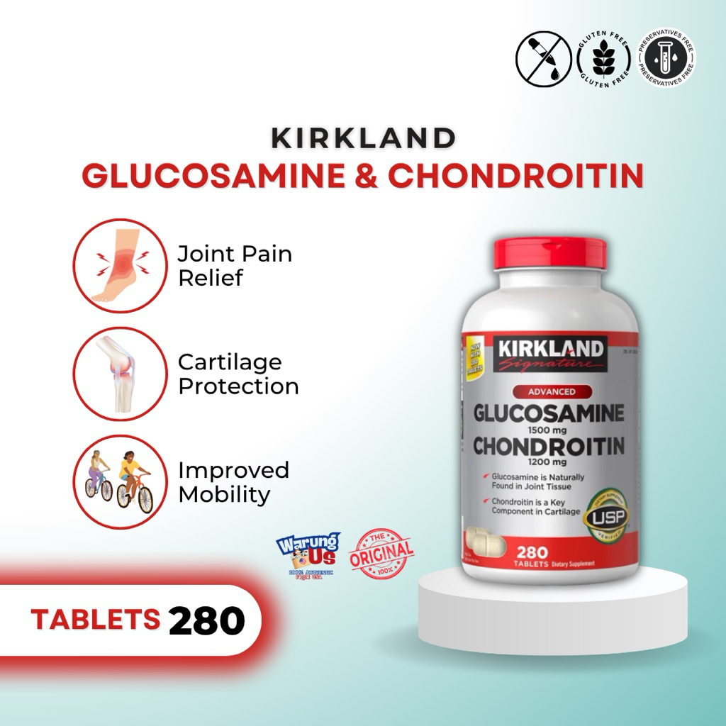 Vitamin Kirkland Glucosamine Chondroitin 280tablets (Ori USA)
