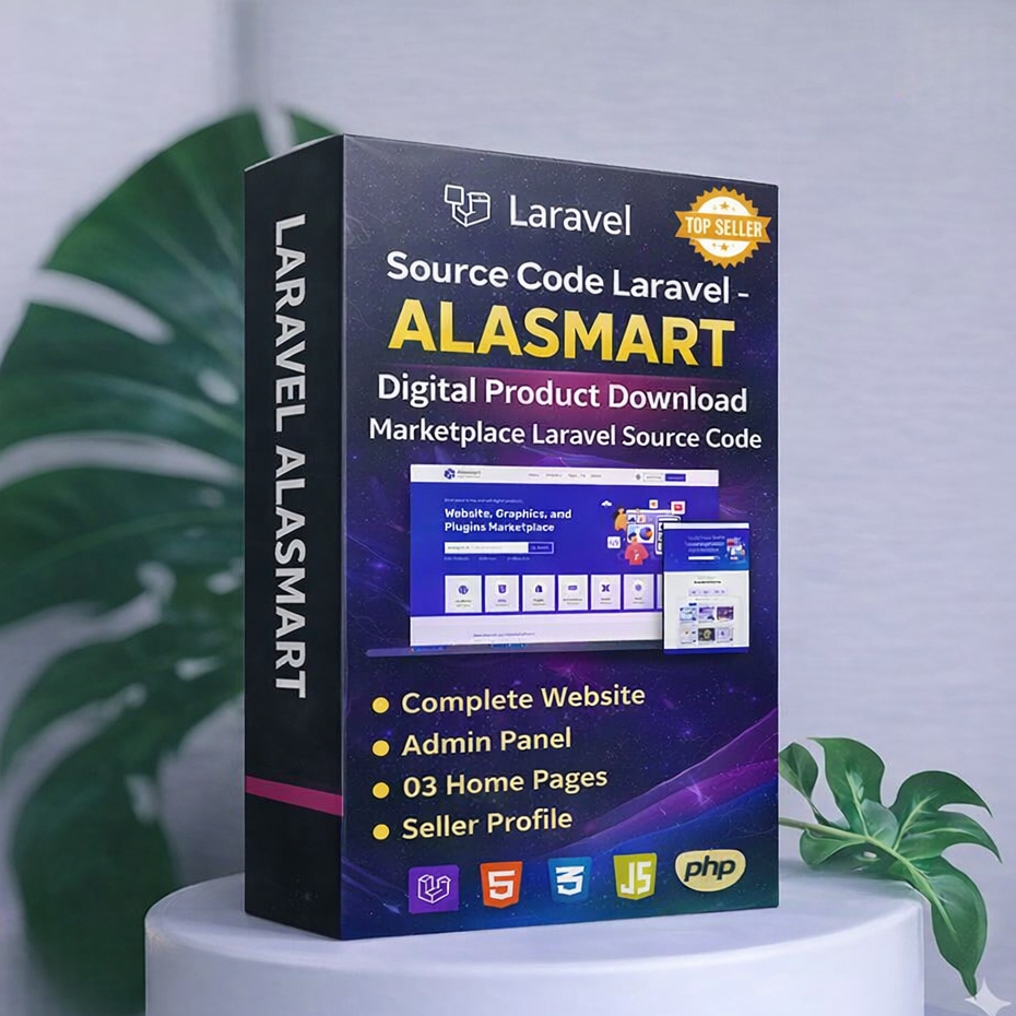 ALASMART Script Template Website Marketplace Source Code Laravel